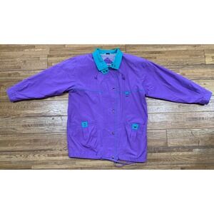 NEW YORK GIRL Vintage Color Block Saved By the Bell Ski Streetwear Jacket